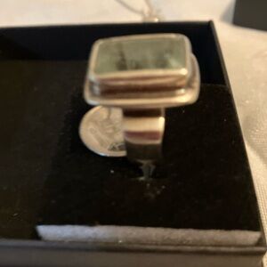 Genuine Aquamarine 925 silver ring